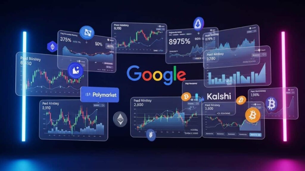 Google sẽ tích hợp dữ liệu dự đoán thị trường của Kalshi và Polymarket