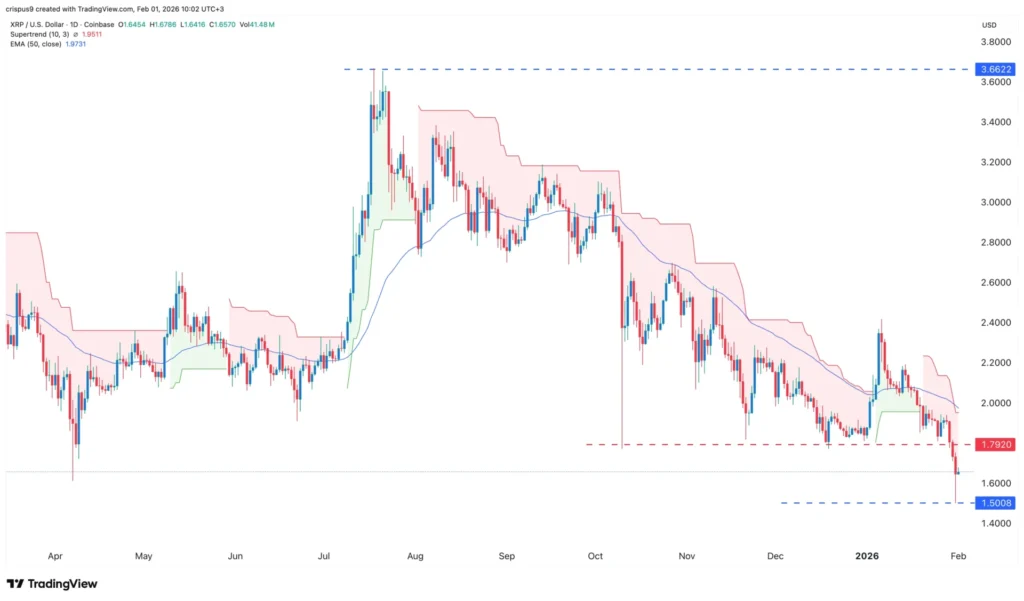 Giá XRP tạo tín hiệu nến búa tăng giá khi khối lượng thanh lý tăng vọt.