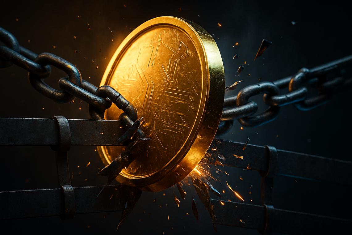 Giá siêu thanh khoản hình thành mô hình cờ tăng giá khi tín hiệu giao cắt vàng sắp xuất hiện